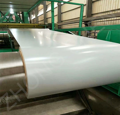Δωρεάν δείγμα Z15 RAL9002 Προχρωματισμένη επικάλυψη χρώματος PPGI ατσάλινη περιστροφή για επικάλυψη εντός της περιστροφής ID 508mm