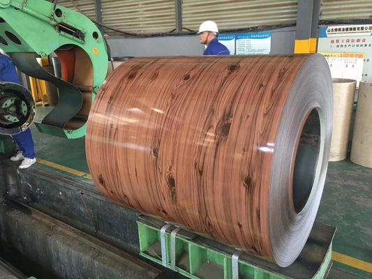 Πρότυπο ASTM Προχρωματισμένο Γαλβανισμένο PPGI PPGL Roll Color Coated Steel Coil για φύλλα οροφής Sirm πιστοποιημένο