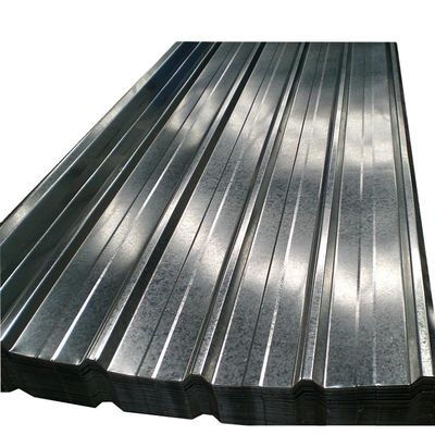 600-1100mm πλάτος χρωματικά επικαλυμμένα μεταλλικά κυματοειδή φύλλα στέγης με αντοχή