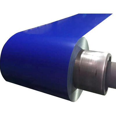 600-1250mm πλάτος Προσαρμοσμένο PPGI χρωματικά επικαλυμμένο ατσάλινο περιτυλίγμα 0,4mm Προχρωματισμένο γαλβανισμένο ατσάλι PPGI περιτυλίγμα με επικάλυψη Z30-Z40