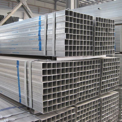 Ατσάλι ASTM 100x100 MS Ζυγισμένο τετραγωνικό σωλήνα κούφιας διατομής από ατσάλι με τιμολόγηση κατά πραγματικό βάρος