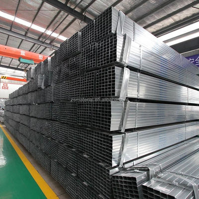 Ατσάλι ASTM 100x100 MS Ζυγισμένο τετραγωνικό σωλήνα κούφιας διατομής από ατσάλι με τιμολόγηση κατά πραγματικό βάρος