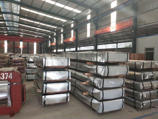 Σκληρότητα Πλήρης σκληρότητα ASTM A653 Dx51d Z275 PPGI Χρώμα επικαλυμμένο Προχρωματισμένο Γαλβανισμένο κυματοειδές χάλυβα