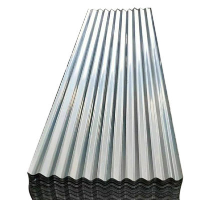 600-1100mm πλάτος 0,5-0,8mm πάχος Προσαρμοσμένο ζεστό ζευγάρι επικαλυμμένο με ψευδάργυρο CGI κυματοειδές γαλβανισμένο χάλυβα οροφή φύλλο για πλακάκια