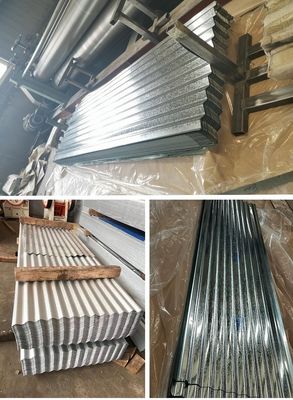 Gi 26 Gauge κυματοειδής χάλυβα ψευδάργυρο μετάλλιο σίδηρο 60g γαλβανισμένα φύλλα οροφής με κανονικό τύπο spangle και ανοχή ± 1%