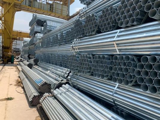 Υπηρεσία συγκόλλησης σωλήνων API Κατασκευή 3,5 mm 2,5 mm πάχος στρογγυλό γαλβανισμένο σωλήνα για κτίρια