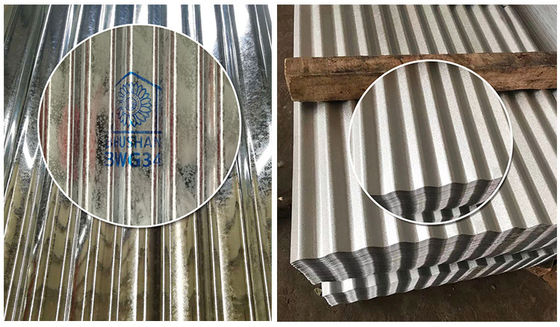 600-1500mm πλάτος Ζινκ IBR GI Ζυθοποιημένο φύλλο στέγης με πάχος 0,6mm και επιλογή προσαρμογής λογότυπου