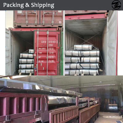 Υπηρεσία επεξεργασίας αποσύνδεσης Dx51d Dx52D Dx53D SGCC/SGCH/JIS/DX Ζυγός κυματοειδής επικαλυμμένος με ψευδάργυρο κυματοειδές φύλλο οροφής