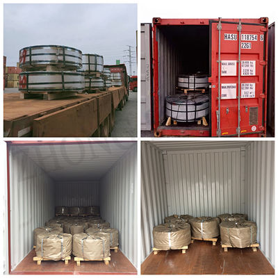 Q235B Grade Prime Z80 1.0*65mnm 0,68MM 0,70MM Ζυγισμένες ταινίες χάλυβα για αντοχή στη διάβρωση