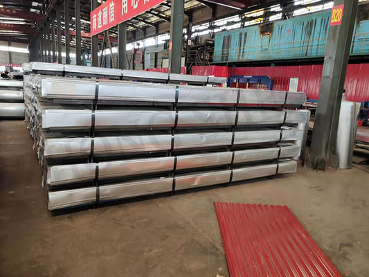 BS Standard 0,17mm Ζεστό βύθισμα Ζυθοποιημένη ΓΙ οροφή Ζινκ κυματοειδές χαλύβδινο φύλλο για τρύπηση και επεξεργασία υπηρεσία