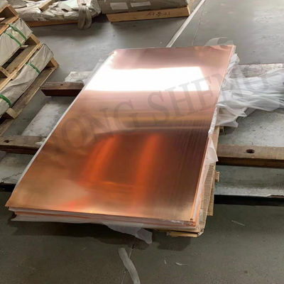 3 mm πάχος 8 x 4 πόδια φύλλο χαλκού ASTM C18150 C18200 C17200 C1720 από πρωτότυπο και μη κραματοποιημένο υλικό για προϊόντα