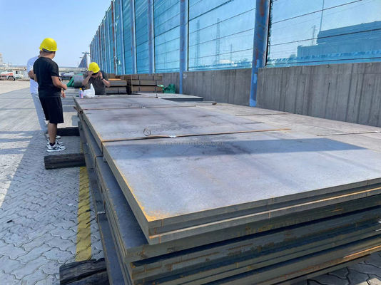 Μαύρη επιφάνεια καυτό έλασης MS χάλυβα SS400 Q235B Q355 A36 Q275 σιδηροπλακέτα φύλλα χάλυβα άνθρακα για την κατασκευή σωλήνων
