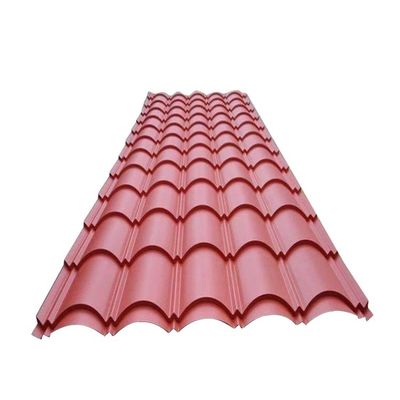 RAL χρωματιστή μέτρηση PPGL PPGI Tile Προχρωματισμένο φύλλο οροφής Ζυγισμένο κυματοειδές χάλυβα οροφή οροφή πλάκα για βιομηχανικό