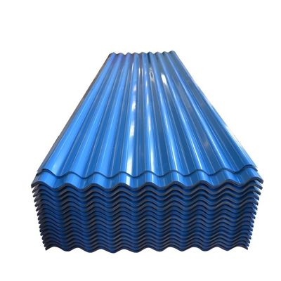 RAL χρωματιστή μέτρηση PPGL PPGI Tile Προχρωματισμένο φύλλο οροφής Ζυγισμένο κυματοειδές χάλυβα οροφή οροφή πλάκα για βιομηχανικό