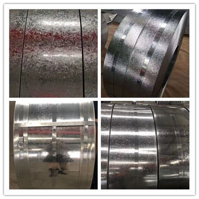 0.12-6mm πάχος DX51D Z120 Big Spangle Ζινκ GI Ζυθοποιημένη τροχιά χάλυβα με υπηρεσία επίστρωσης ψευδαργύρου