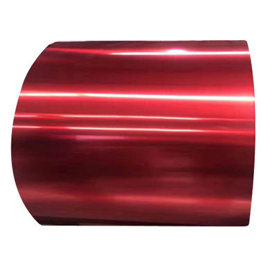 3004 1100 0,15mm 0,5mm 0,18mm πάχος χρώμα επικαλυμμένο αλουμίνιο κύλινδρο με ± 1% ανοχή και προσαρμοσμένο χρώμα