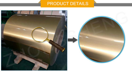 50mm-1600mm πλάτος RAL 3003 RAL3004 χρωματικά επικαλυμμένο αλουμινένιο περιτύλιγμα σε θερμοκρασία O H112 για ανθεκτικά προϊόντα