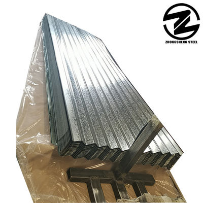 0.6mm 0.8mm 1.2mm Z80g Z100g Gi Ζινκ επικαλυμμένο χαλύβδινο φύλλο Βιομηχανία κατασκευών Ζυθοποιημένο χαλύβδινο κυματοειδές φύλλο οροφής