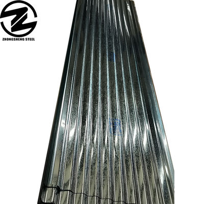 0.6mm 0.8mm 1.2mm Z80g Z100g Gi Ζινκ επικαλυμμένο χαλύβδινο φύλλο Βιομηχανία κατασκευών Ζυθοποιημένο χαλύβδινο κυματοειδές φύλλο οροφής