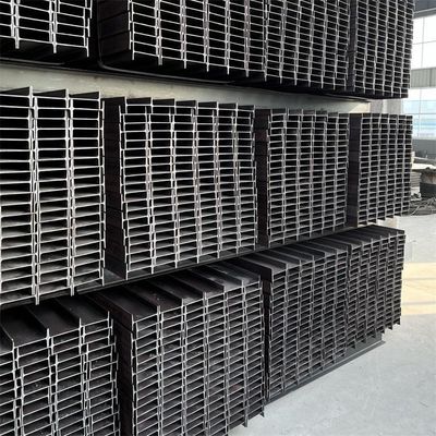 Q345B ASTM A992 / A572 βαθμός 50 Χάλυβα πλάκας H δομή δομής με μήκος 6-12m ή ανά ανάλογα με τις απαιτήσεις του πελάτη