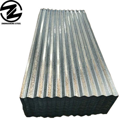 600-1250mm πλάτος πλήρης σκληρή γαλβανισμένη φύλλα οροφής 0,4mm πάχος για κυματοειδείς εγκαταστάσεις οροφής από σίδηρο