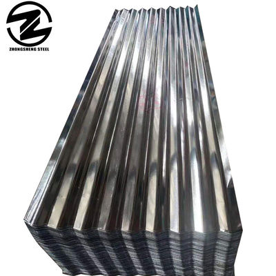 600-1250mm πλάτος πλήρης σκληρή γαλβανισμένη φύλλα οροφής 0,4mm πάχος για κυματοειδείς εγκαταστάσεις οροφής από σίδηρο