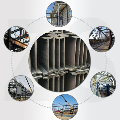 Βιομηχανική δομή χάλυβα κτιρίου H δομή 250x150x6x8mm για εφαρμογές ορυχείων και εκρήξεων