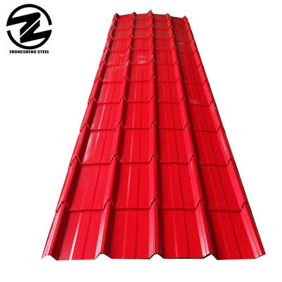 0.2mm 1.0mm Πραγματικό πλάτος 608mm 760mm 820mm 900mm 950mm 960mm 1025mm Χρωματισμένο επίστρωμα Co για πλήρη σκληρότητα