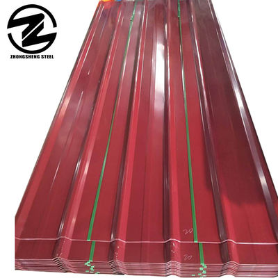 0.2mm 1.0mm Πραγματικό πλάτος 608mm 760mm 820mm 900mm 950mm 960mm 1025mm Χρωματισμένο επίστρωμα Co για πλήρη σκληρότητα