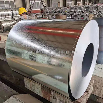 Πώληση χάλυβα με βάση το ψυχρό έλασμα DX51D JIS ASTM A653 SS340 Ζαλβανισμένη τροχιά θερμής βύθισης με κανονικό μεγάλο σπάνγκελ