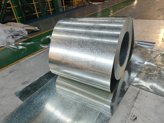 Πώληση χάλυβα με βάση το ψυχρό έλασμα DX51D JIS ASTM A653 SS340 Ζαλβανισμένη τροχιά θερμής βύθισης με κανονικό μεγάλο σπάνγκελ