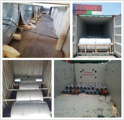 Τεχνική ψυχρού κυλίνδρου PPGI Coils Color Coated Steel Coil για μεταλλικά φύλλα οροφής