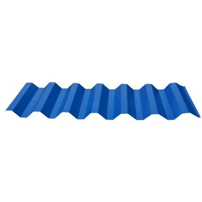 600-1100mm πλάτος πλήρης σκληρός τραπεζίτης 0,25mm πάχος χάλυβα κεραμίδιο κυματοειδές χάλυβα πρότυπο ύψος χρώματος οροφή ανά φύλλο