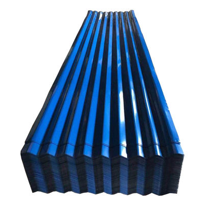 DX51D GI Ppgl ibr ppgi μέταλλο Ζυγισμένο κυματοειδές χρώμα επικαλυμμένο Πίνακα οροφής από χάλυβα με μήκος 2001-3600mm