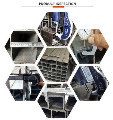 API Pipe Prime ASTM 50 x 50 Square Tubing για Carports Square Galvanized Tube και μήκος 1-6m