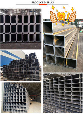 Κατασκευή ASTM 100 x 100 x 4 mm τετραγωνικού σωλήνα MS μήκους 6 μέτρων και ελαφρώς λαδωμένου