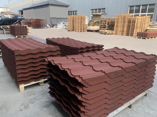 Πλαστικό PVC ASA Επιστρώσεις χρώμα πέτρα chip επικαλυμμένο μετρό οροφή χαλκό με και πολύχρωμο σχεδιασμό