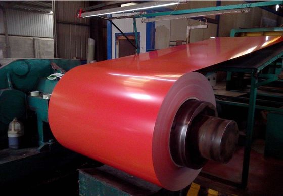 914mm PPGI RAL 9003 RAL 5052 Χρωματικά επικαλυμμένο γαλβανισμένο σιδηροτροχείο με βάρος και μήκος όπως το ζητάτε