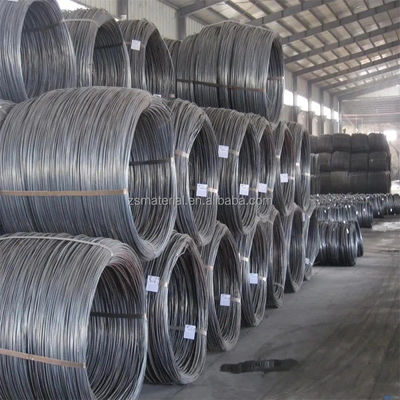 Q195 Q235 6,5 mm Χαμηλό άνθρακα Ζεστό έλασης Σιδηροτροχιά από χάλυβα Ράβδος ζαρωμένο μαύρο σύρμα Διάμετρος δείγματος 0,6 6,0 mm