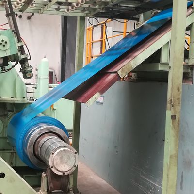 3-5 τόνοι Ζυγός κυλίνδρου Z121-Z180 Επιχρισμός RAL5017 Μπλε Προχρωματισμένο PPGI Σιδηροτροχίο 0,21*914mm