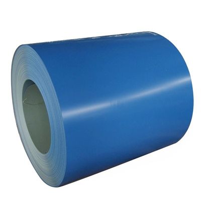 Ανεπάρκεια ± 1% Επιχρισμός ψευδαργύρου 20-275g/m2 Ραλ Χρώμα 0,4 mm 0,5 mm PPGI Στρογγυλοί Χρώμα Επιχρισμός Χάλυβα Στρογγυλοί Μεταλλικά φύλλα οροφής