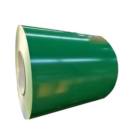 Ανεπάρκεια ± 1% Επιχρισμός ψευδαργύρου 20-275g/m2 Ραλ Χρώμα 0,4 mm 0,5 mm PPGI Στρογγυλοί Χρώμα Επιχρισμός Χάλυβα Στρογγυλοί Μεταλλικά φύλλα οροφής