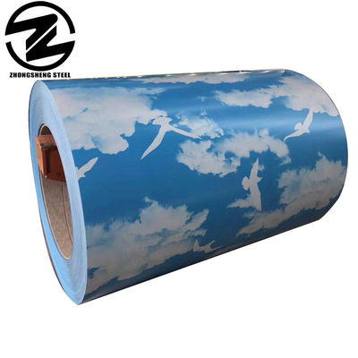 Μπλε RAL χρώμα PPGI RAL9002 RAL5016 χρώμα επικαλυμμένο ατσάλι S320GD RAL8017 με μήκος ανάλογα με τις απαιτήσεις του πελάτη σας