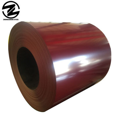600-1250mm πλάτος χρώμα περιτύλιγμα επικάλυψης χρωματιστή επικάλυψη χαλυβουργία σε χρώμα RAL για τα προϊόντα
