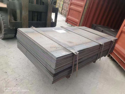 Q345 ASTM A36 10mm 12mm 16mm πάχος θερμά ελατημένο χαλύβδινο χαλύβδινο για προσαρμοσμένο μήκος βιομηχανικές εφαρμογές