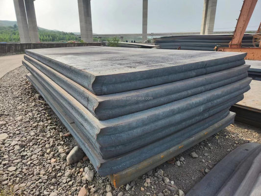 Q345 ASTM A36 10mm 12mm 16mm πάχος θερμά ελατημένο χαλύβδινο χαλύβδινο για προσαρμοσμένο μήκος βιομηχανικές εφαρμογές