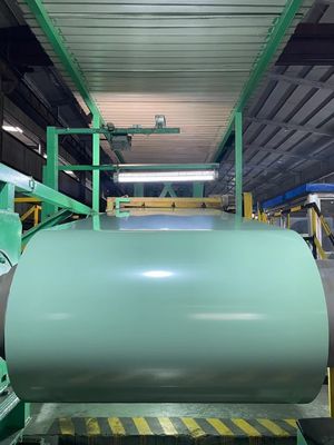 0.5mm PPGI Coils Directly Supply White Color Prepainted Steel Coil for Making Whiteboards RAL Green Tolerance ±1% Η ανάλυση του χρώματος του χάλυβα που χρησιμοποιείται για την κατασκευή των πινάκων RAL