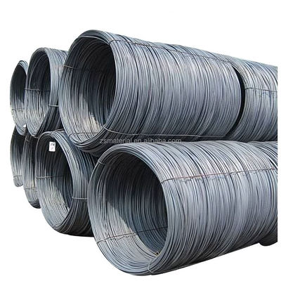 SAE1006 SAE1008 SAE1010 ανθρακικό συρματόπλεγμα Gi καυτό βύθιση/ηλεκτροσυσταμένο σιδηρούνιο σύρμα 8mm 6mm 10mm 2 τόνους ανά σπείρα με επίστρωση ψευδαργύρου