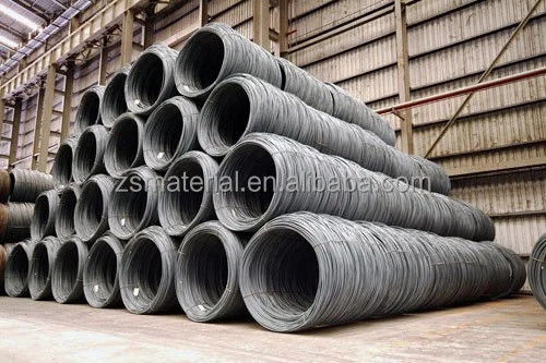 SAE1006 SAE1008 SAE1010 ανθρακικό συρματόπλεγμα Gi καυτό βύθιση/ηλεκτροσυσταμένο σιδηρούνιο σύρμα 8mm 6mm 10mm 2 τόνους ανά σπείρα με επίστρωση ψευδαργύρου