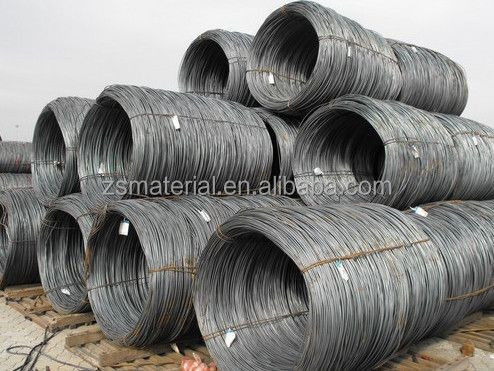 SAE1006 SAE1008 SAE1010 ανθρακικό συρματόπλεγμα Gi καυτό βύθιση/ηλεκτροσυσταμένο σιδηρούνιο σύρμα 8mm 6mm 10mm 2 τόνους ανά σπείρα με επίστρωση ψευδαργύρου